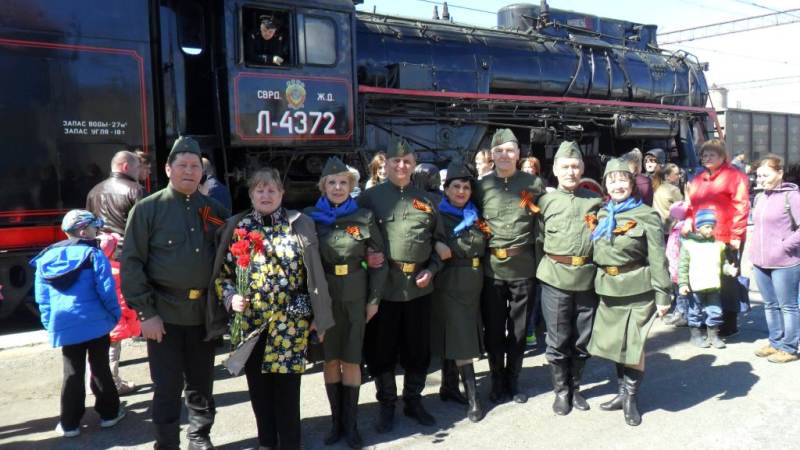 Поезд Победы в Березниках, 2018 год, фото из архива