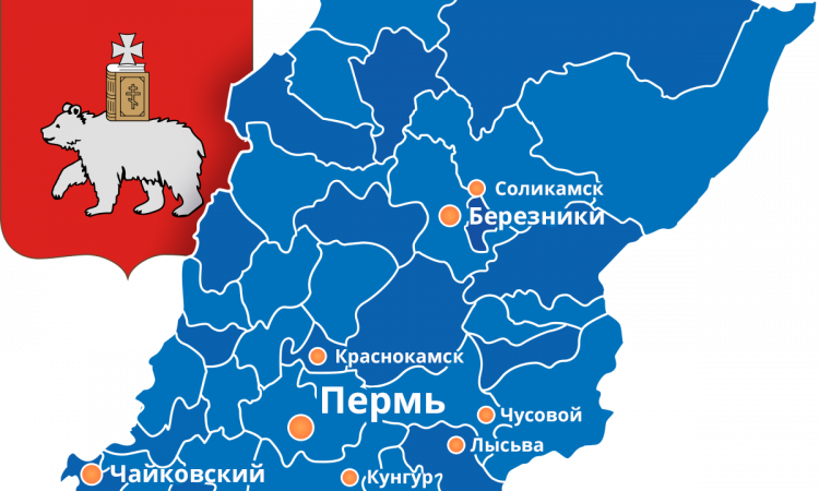 Пермь векторная карта