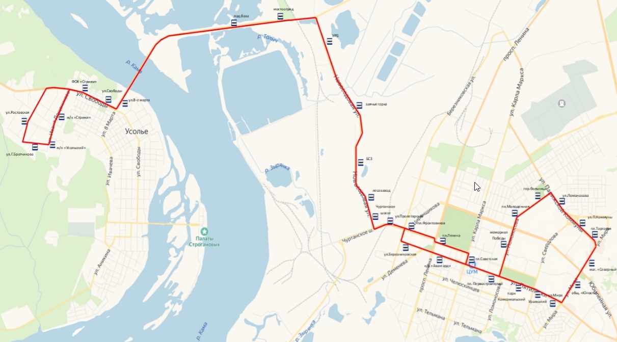 28 Автобус березники онлайн карта