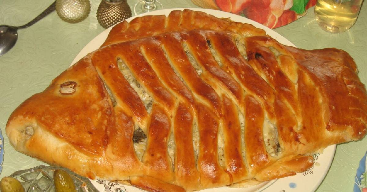 Рыба запечённая в тесте в духовке